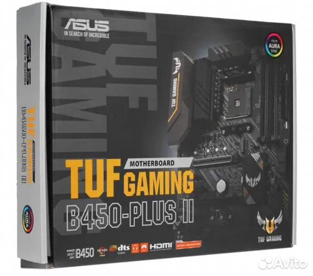 Материнская плата asus TUF gaming B450-plus II