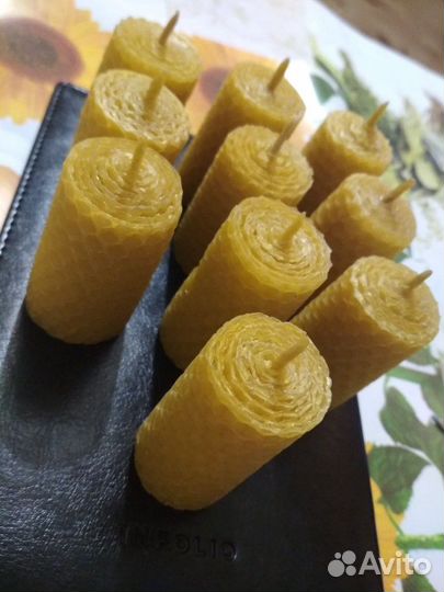 Свечи из вощины медовые
