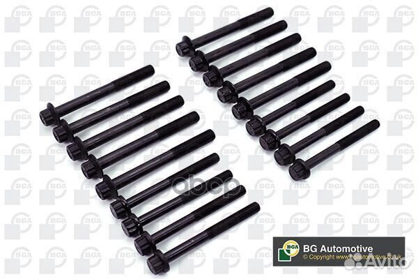 К-кт болтов ГБЦ 18шт Mazda MPV 2.5TDi WLT 96