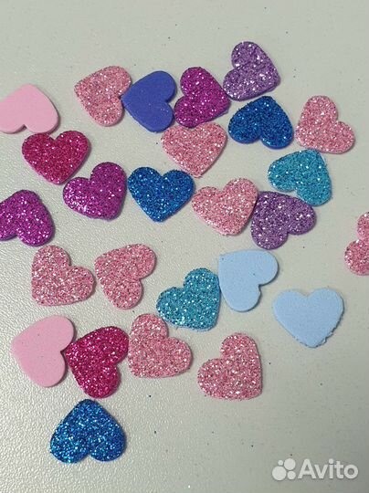 Вырубка из глитерного фоамирана для творчества