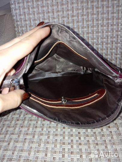 Сумка женская натуральная кожа бу