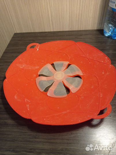 Крышка для посуды силиконовая непроливайка