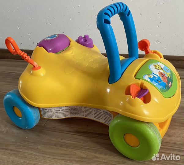 Машина-каталка-ходунки, трансформер 2в1