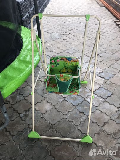 Детская качель напольная