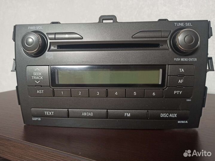 Магнитола штатная toyota corolla 150