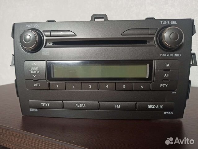 Магнитола штатная toyota corolla 150