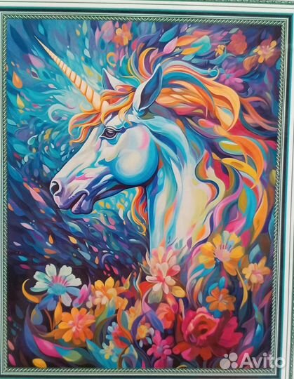 Алмазная мозаика на подрамнике 40х50