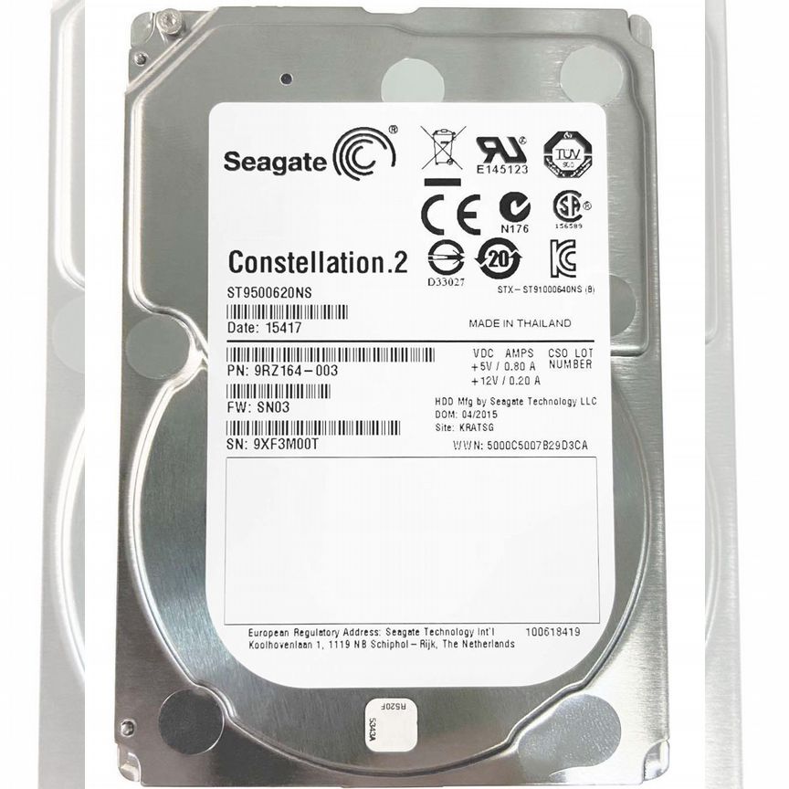[ST9500620NS] Жесткий Диск Seagate 500gb Sata St9500620ns