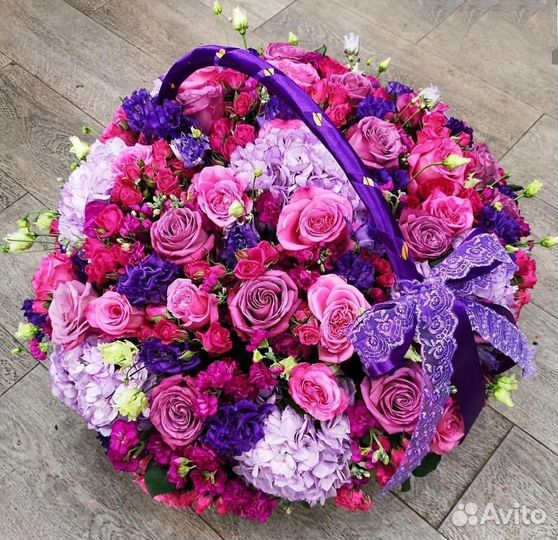 Цветы розы букет