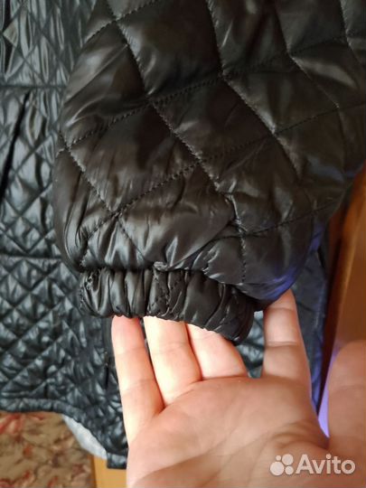 Пальто стеганное осень