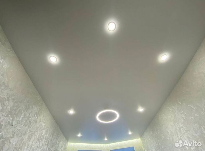 Натяжные потолки. Замер в день обращения