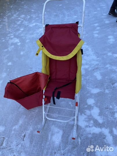 Коляска санки