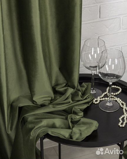 Шторы бархат Беллиссимо тросниковый новые пошив