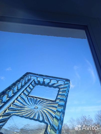 Старинное стекло подставка под чернильницы