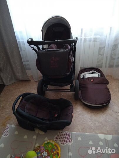 Коляска 3 в 1 sonic verde