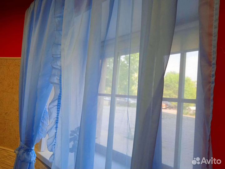 Шторы и покрывало наволочки