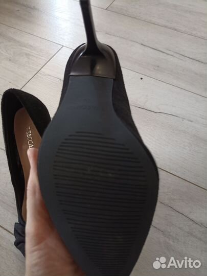 Туфли замшевые новые 35 размер