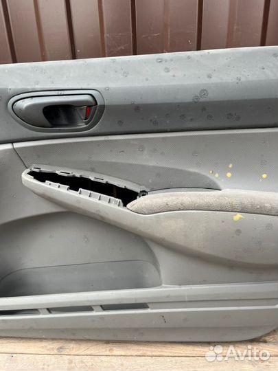 Карта двери передняя правая Honda Civic 4D 1.8