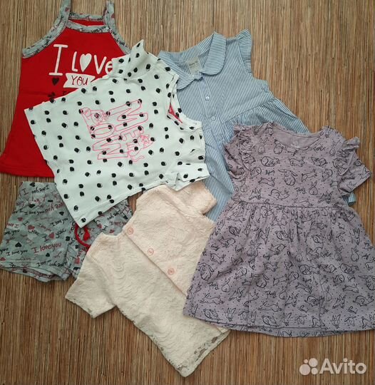 Вещи пакетом на девочку 92 летние