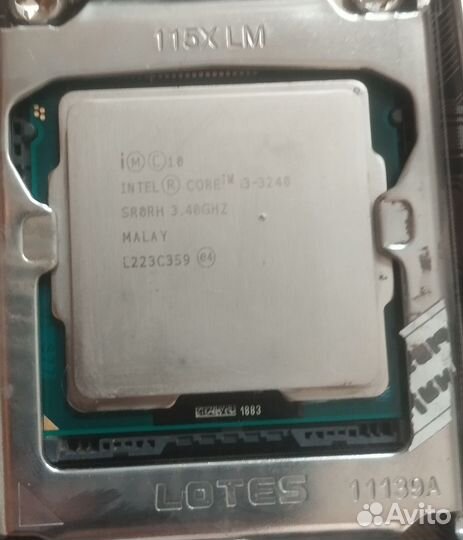 Материнская плата 1155 с процессором