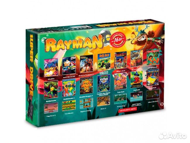 Sega Super Drive Rayman 166 игр