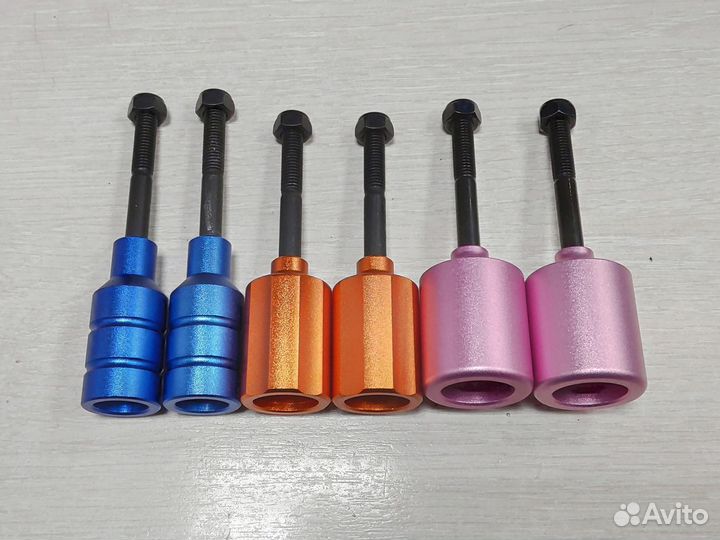 Пеги для самоката Tech Team (две пегги и две оси)