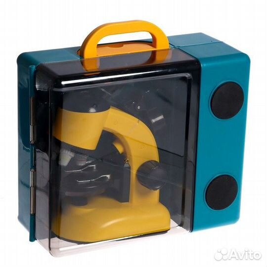 Переносная лаборатория, микроскоп и 14 предметов