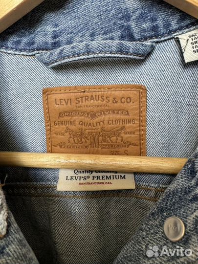 Джинсовая куртка женская levis s