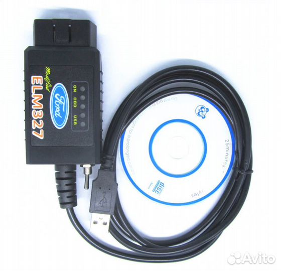 ELM327 ftdi для ford/Mazda с переключателем