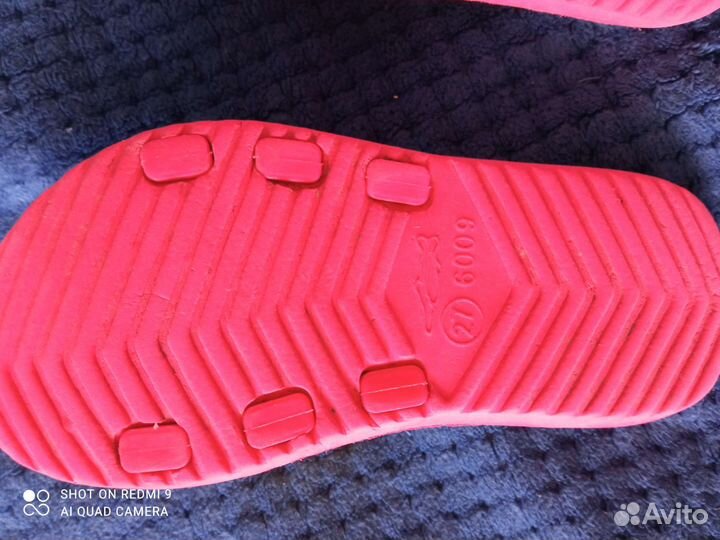 Шлепанцы для девочки