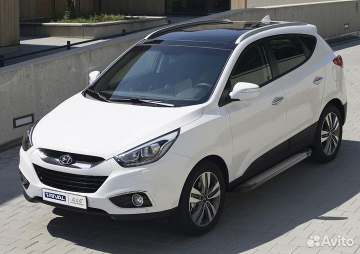 Пороги Подножки Hyundai Ix35 