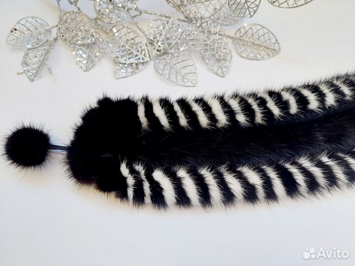 Повязка на голову норковая