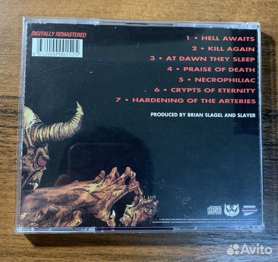 Slayer Hell Awaits CD