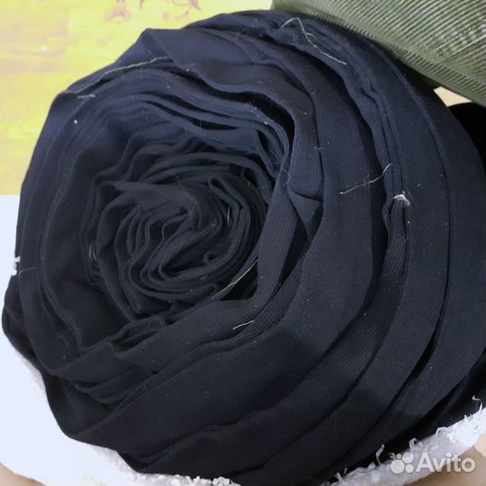 Ткань трикотаж лапша кашкорсе