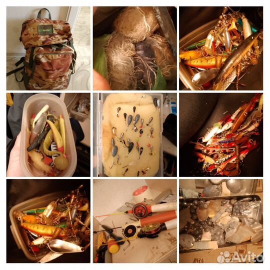 Рыболовные принадлежности груза, удочки