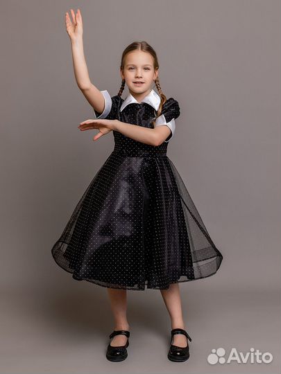 Карнавальный костюм 2187 к-24 Венсдей