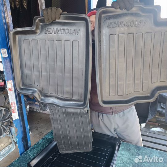 Автомобильные коврики резиновые Дэу Жентра