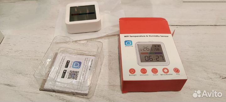 Датчик температуры и влажности Tuya/SmartLife