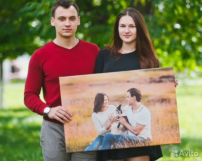 Портрет по фото 60на80 см