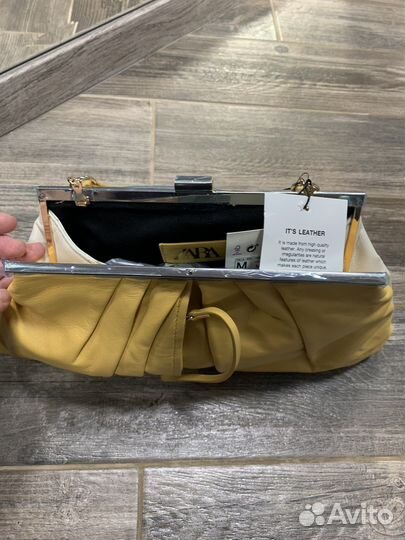 Сумка кожаная Zara