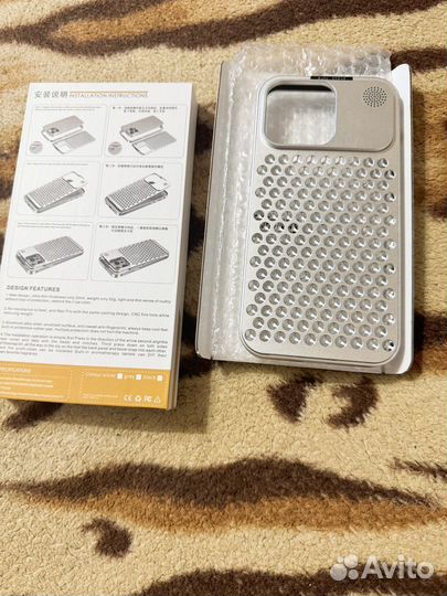 Алюминиевый чехол для iPhone 15 pro max