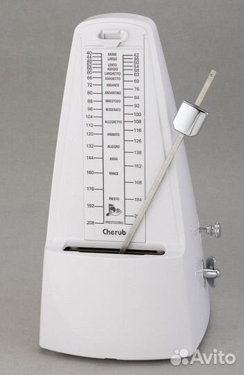 Метроном механический, белый Cherub WSM-330WH