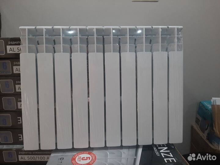 Радиаторы отопления 500/80, 500/100 алюминиевые