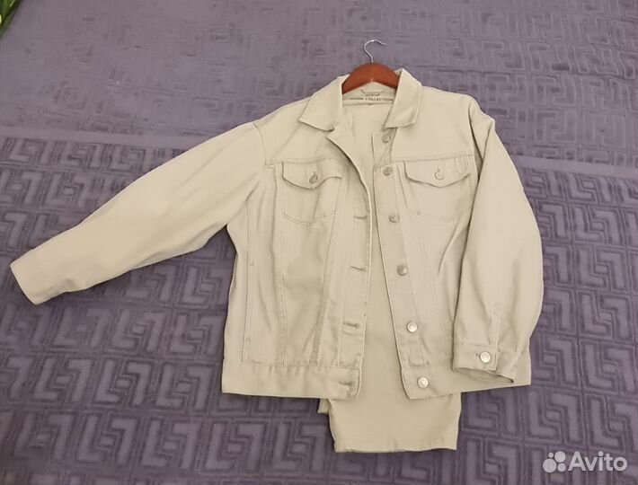 Джинсовый костюм xs-s