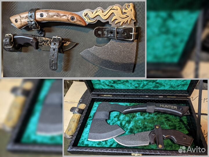 Топор ручной работы Хантер лев, Сварог и другие