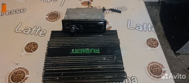 Усилитель и магнитола pioneer