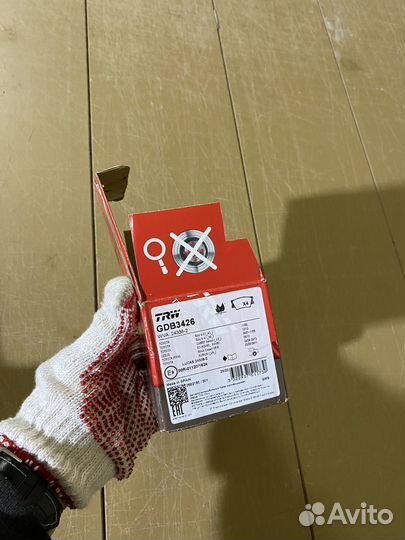 TRW, Колодки тормозные задние Toyota RAV/Camry