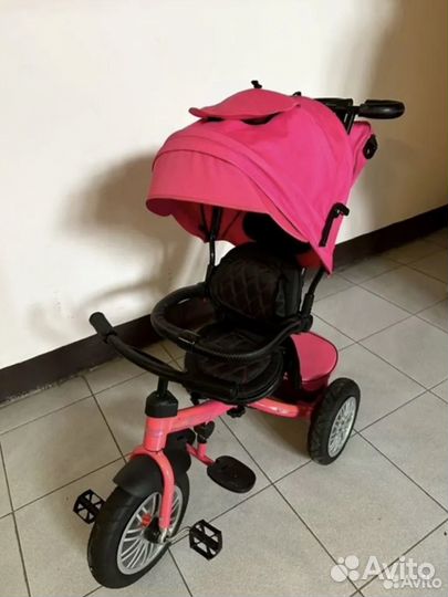 Трехколесный велосипед детский коляска