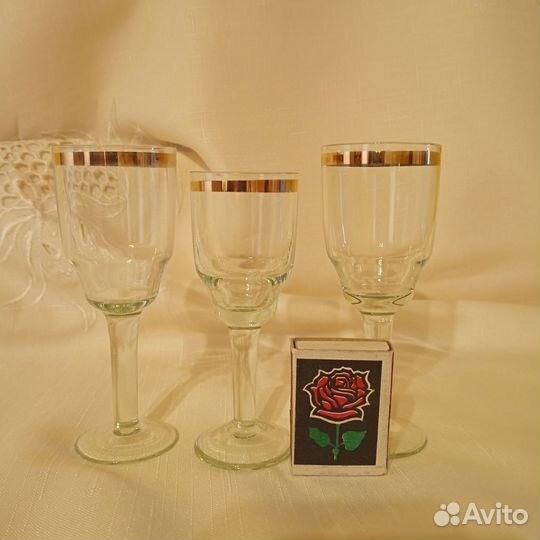 Фужеры, бокалы, рюмки, креманки