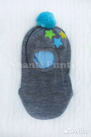 Шапка шлем зимняя